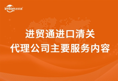 廣州臻力進口清關(guān)代理公司主要服務內(nèi)容